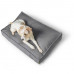 Dog Cushion Ribe 75x50 cm, Grey