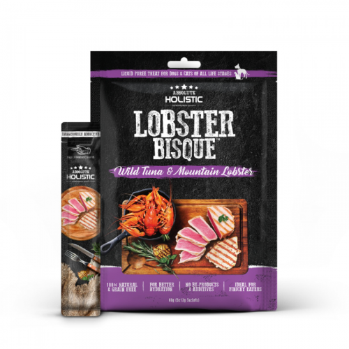 Absolute Holistic 純天然無穀物高級濃湯肉泥 (吞拿魚+龍蝦) 60g
