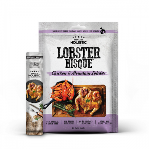 Absolute Holistic 純天然無穀物高級濃湯肉泥 (雞肉+龍蝦) 60g
