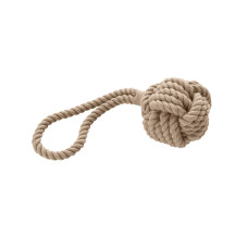 Dog Toy Ball With Handloop Inari S, Beige
