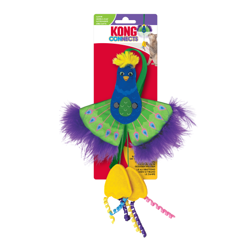Kong 孔雀貓咪互動玩具